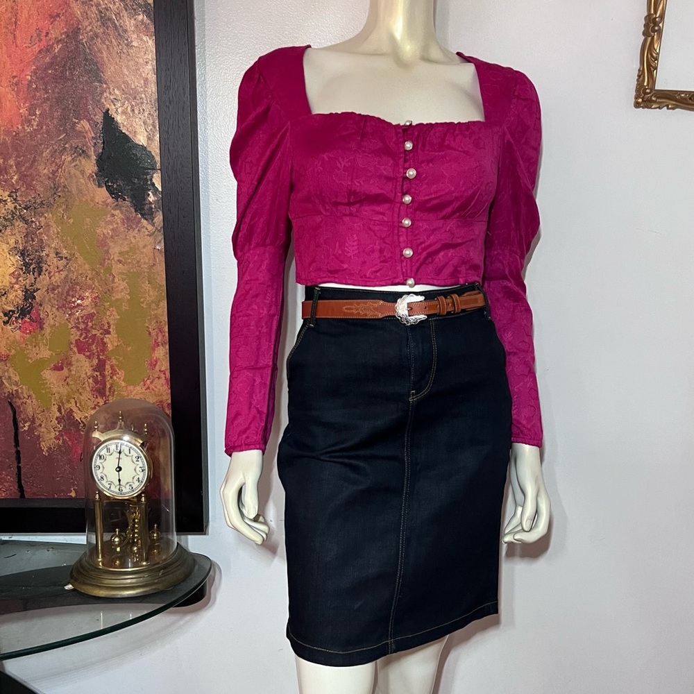 Silver Creek LEEGIN LEATHER Size 32 BELT Southwestern STEER - Picture 6 of 15